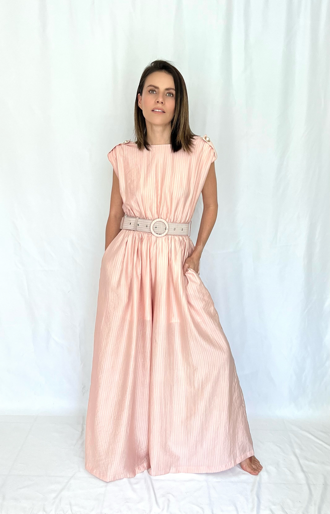 JUMPSUIT PINK WAIST