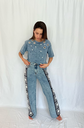 PANTS SIDE CROCHET