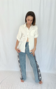 CAMISA FLOR BUTTON 