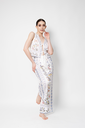 SET VEST MULTIFLOWERS