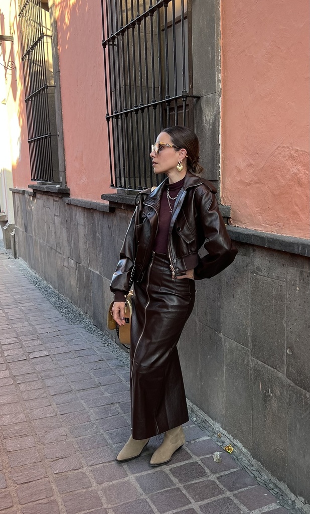 SET SKIRT BOMBER
