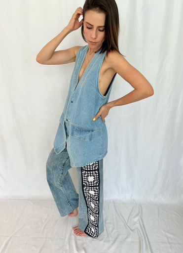 VEST LONG DENIM